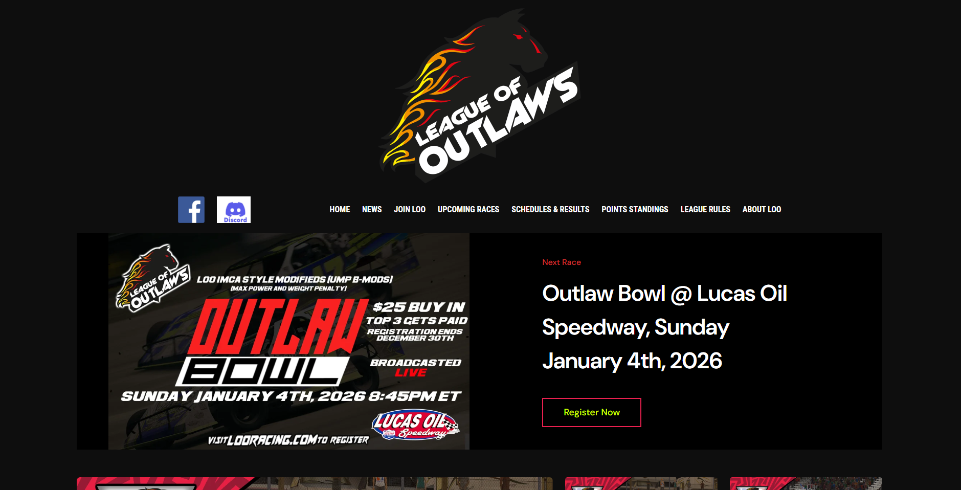 iRacing League Website